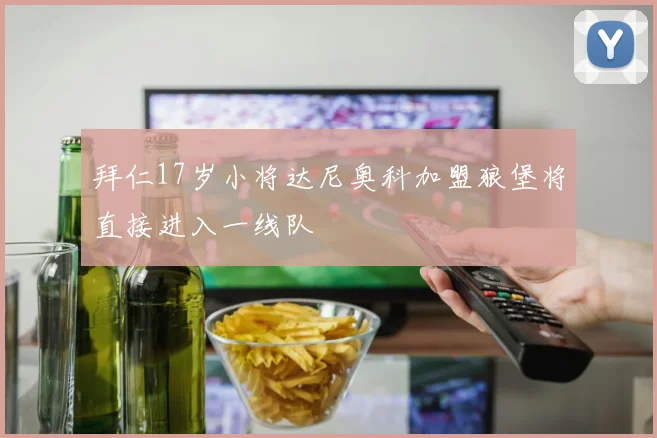 拜仁17岁小将达尼奥科加盟狼堡将直接进入一线队
